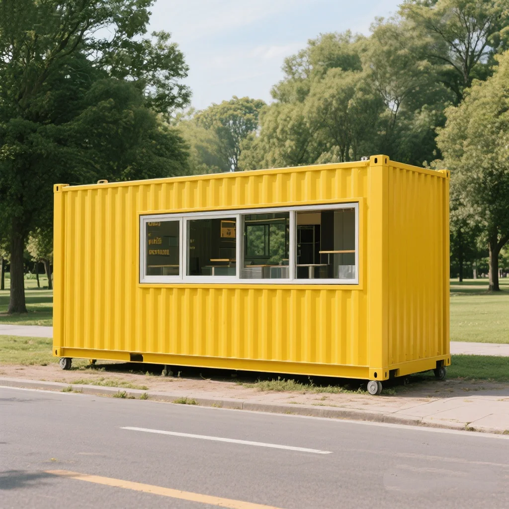 

Cheapest container trailer Street Restaurant Food Cart Trailer With Customized Lightboard For Catering Big Truck Van