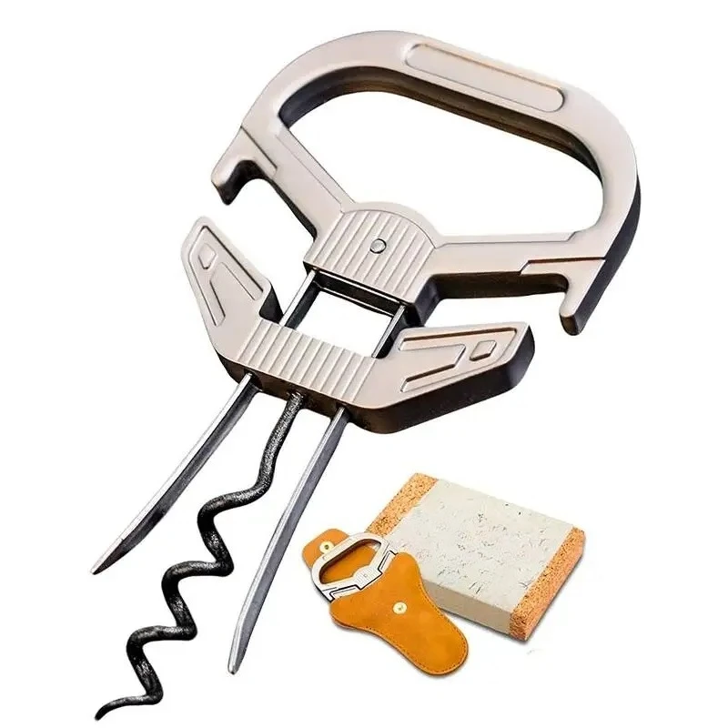 Screwdriver Double-Ended Stopper Remover Spiral Bottle Opener For Aged Wines Which Can Protect The Cork Of Red Wine