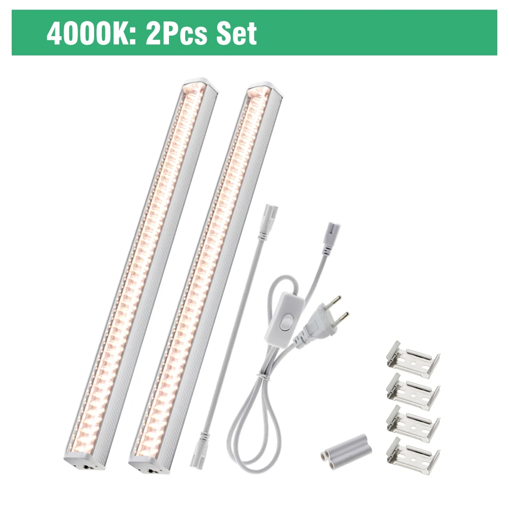 Volledige Spectrum LED Groei Buis 4000 K/Paars/Zonnelicht Plant Lamp Kas Hydrocultuur Bloem Groei Lamp