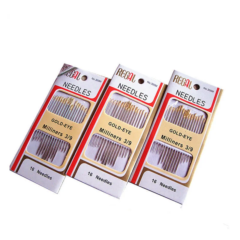 16pcs Stainless Steel Sewing Needles Set Hand Stitches Tools DIY Crafts Clothing Embroidery Sewing Accessories Home Needles Tool