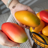 Simulation Mango Fake Fruit Model Fruit Shop Window Display Photography Props Festive Wedding Party Fruit Ornaments Home Decor