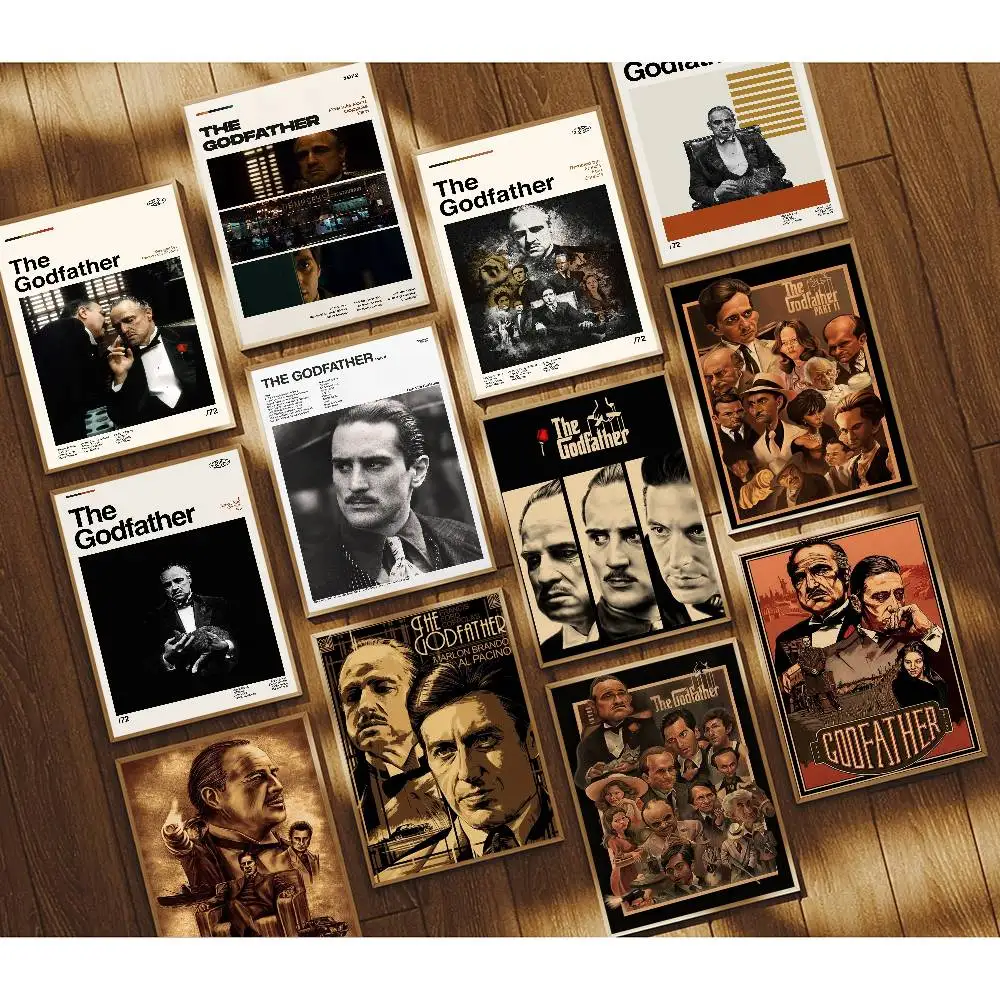 1 قطعة الفيلم الكلاسيكي Goodfellas العصابات العراب المشارك طباعة لغرفة النوم غرفة المعيشة ديكور المنزل اللوحة جدار صورة فنية جدارية #1