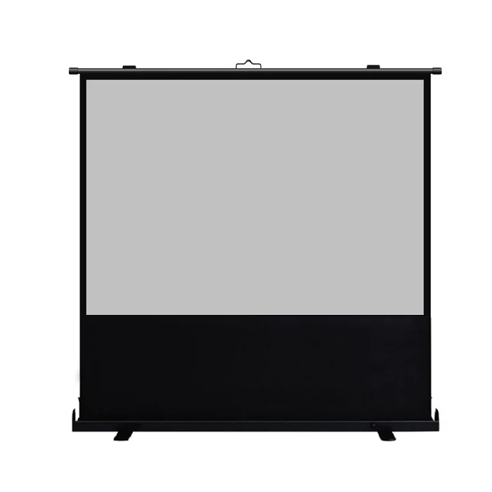 New Listing High Quality Floor Stand Projection Screen White 100 Inch Outdoor  