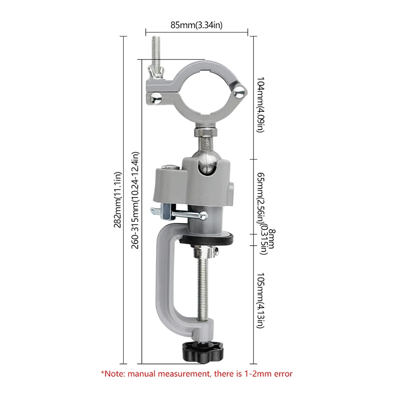 XINGWEIANG – accessoire de meuleuse, support de perceuse électrique, support de perceuse électrique, support multifonctionnel utilisé pour Dremel