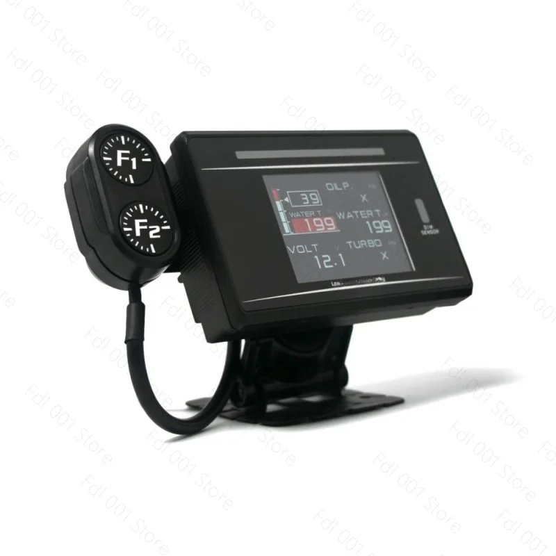 Multifunctional OBD Instrument, Turbine Speed Oil Temperature Oil Pressure Water Temperature Vacuum Meter ZD Ten in One