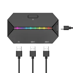 G6L Enduring Practical Parts Components Gaming Keyboard Mouse Converter Portable Wired Mobile Controller Adapter