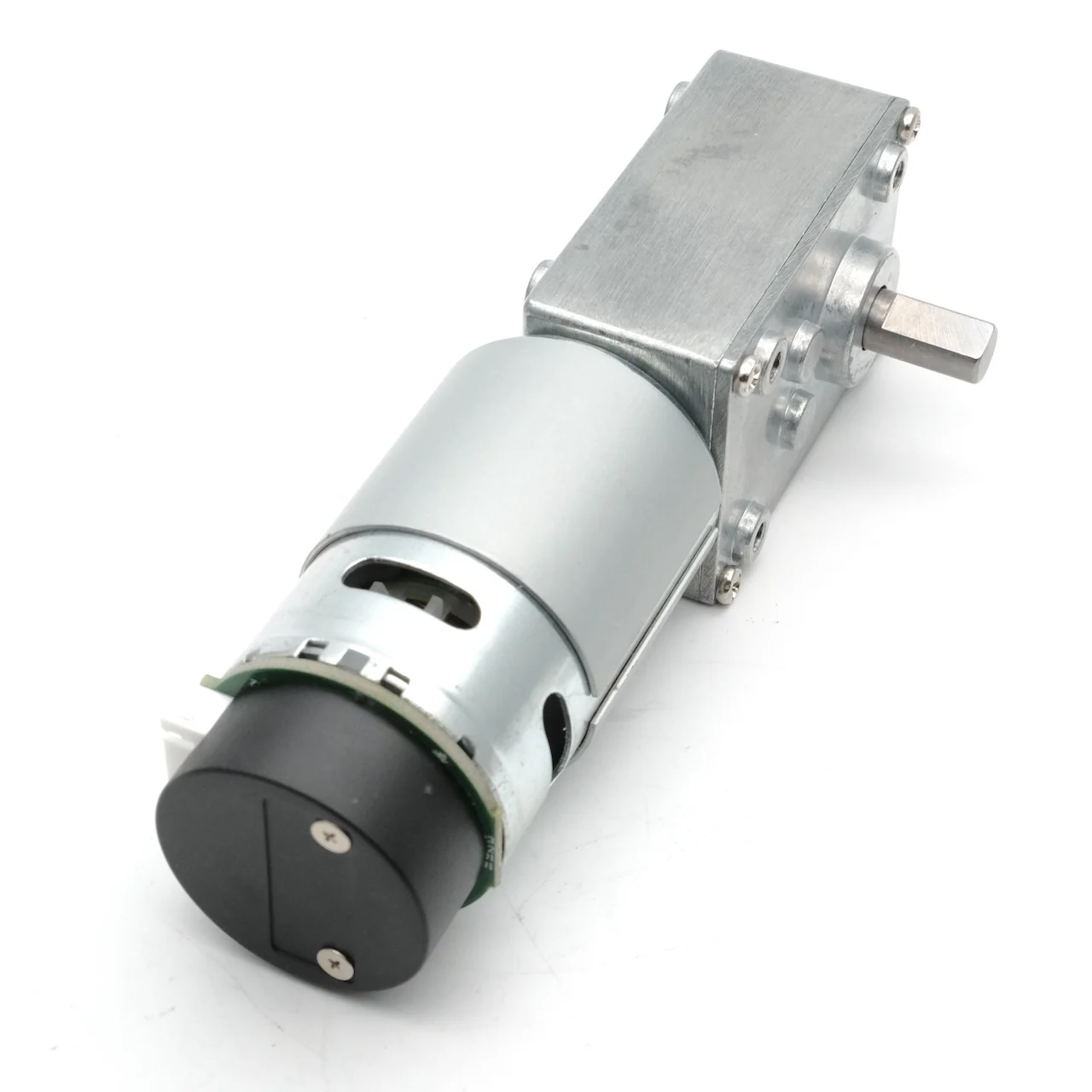 GW4058-555 High Torque MAX 95W Turbine Worm gear DC motor 12V 24V encoder Parking lock Motor