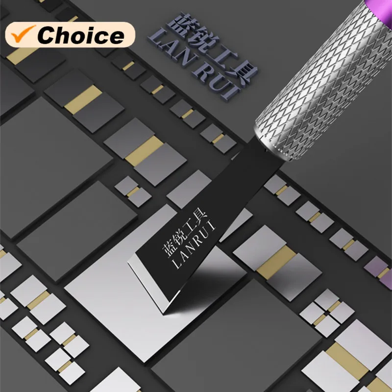 

LANRUI 007S 10 шт. холодное лезвие для процессора, конкурентоспособное лезвие для печатной платы, клей для процессора, виниловые чипы BGA NAND, многослойный нож для разборки