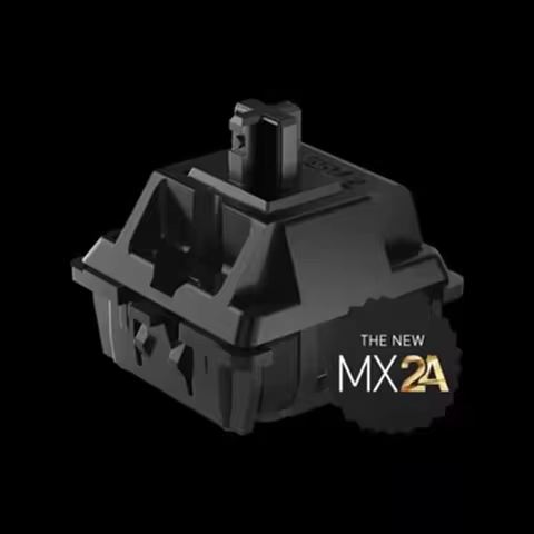 Original Cherry MX2A 5 Pins Black Switch Factory Lubrication DIY Custom Mechanical Gaming Keyboard MX Switches PC Accessories