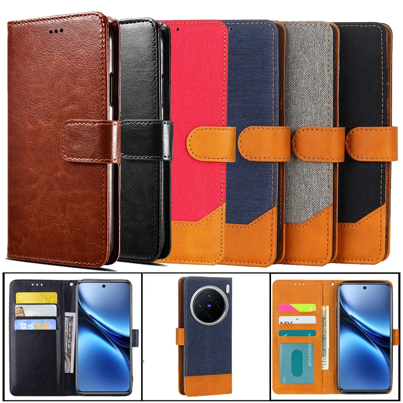 Wallet Case For Vivo X200 V2415A Phone Cover For Capa Vivo X200 Pro V2405A V2405DA Etui on Funda Vivo X200 Pro mini V2419A чехол