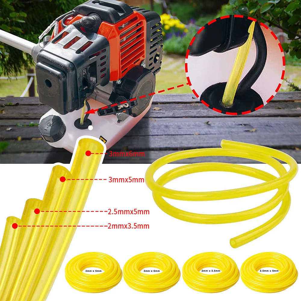 1M Fuel Line Hose Small Engine Tube For Zama Poulan Weedeater Craftsman Husqvarna Trimmer Chainsaw Blower Petrol Pipe