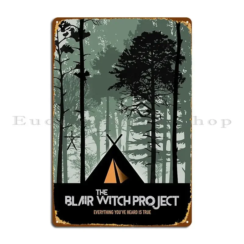 The Blair Witch Project Alternative Movie Poster Metal Signs Mural Funny Wall Plaque Customized Club Tin Sign Poster