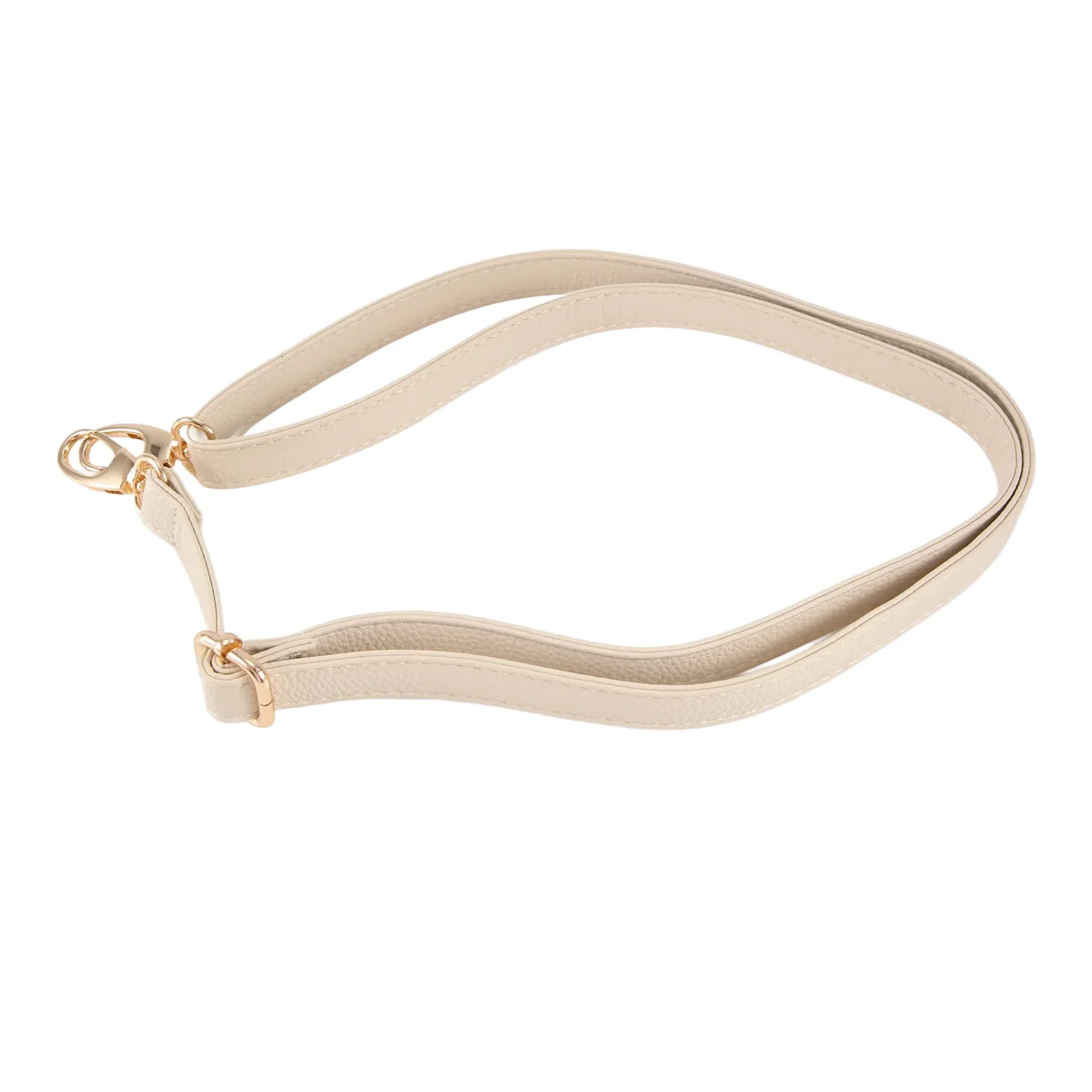 ABQR DIY حقيبة جلدية بديلة بحزام كتف ومقبض للجسم قابل للتعديل 140*2 سم، بيج