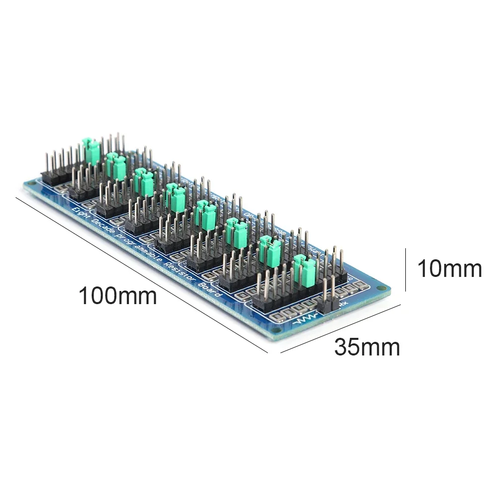 Scheda resistore programmabile a otto dieci anni 0.1R-muslimate 0.1-9.99999mr (0-10MS) precisione passo 0.1R 1/2 W modulo di resistenza SMD