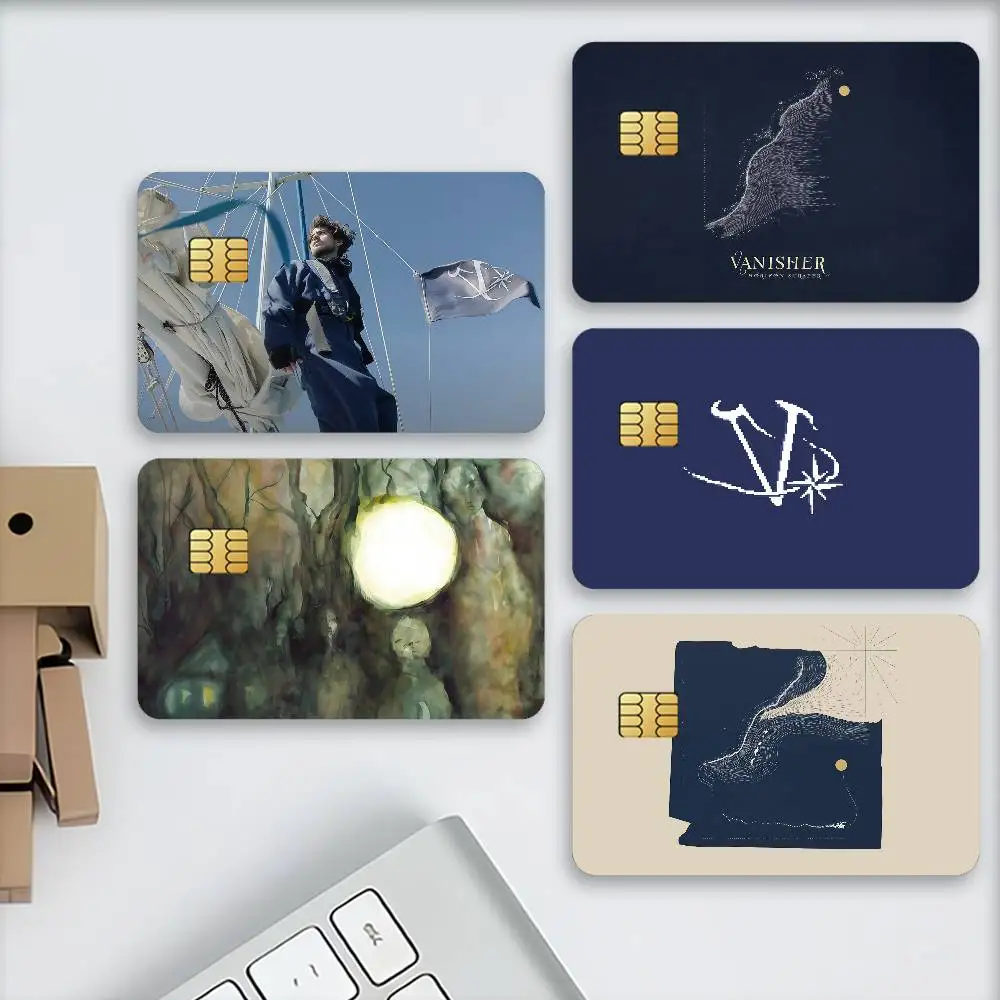 Singer Q-quadeca Vanisher Horizon Scraper Matte Card Stickers For Credit Cards Debit Cards And Transit Cards 4Pcs