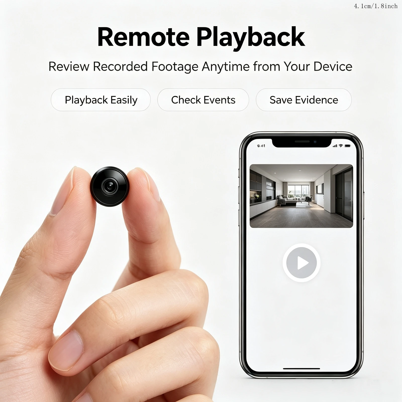 V5  Home Wireless WiFi Surveillance Camera Mobile Remote Two-way Audio Intercom Camera HD Night Vision PTZ Rotation Indoor Security Protection Monitor