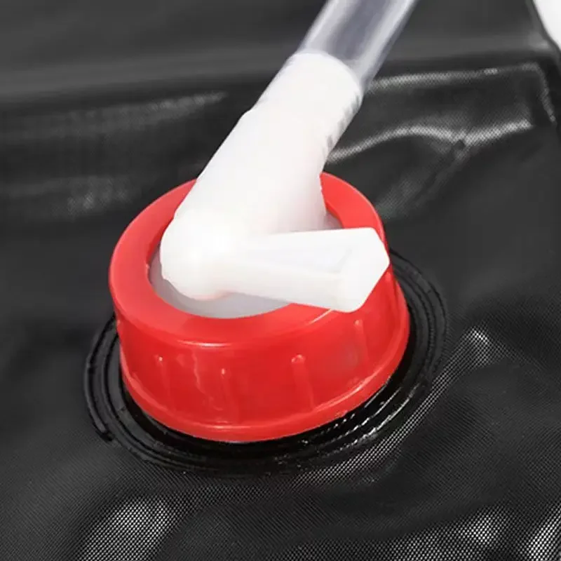 Solar Shower Bag 20L Outdoor Solar Heating Outdoor Camping Shower Bag Hot Water Temperature 45°C Comes with Hose and Nozzle