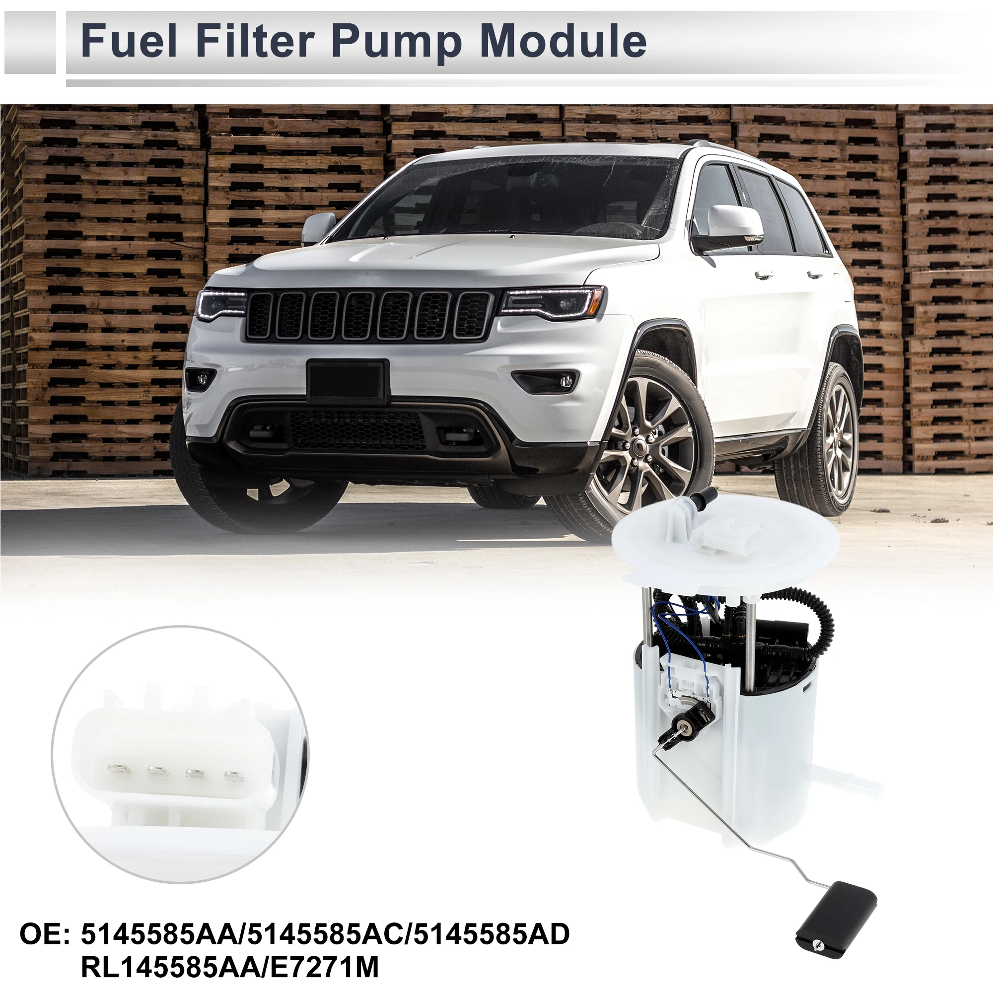 

Электрический топливный насос X Autohaux в сборе для Jeep Grand Cherokee 2011-2015 V6 3,6 л, модуль топливного фильтра, номер 5145585AA/5145585AC