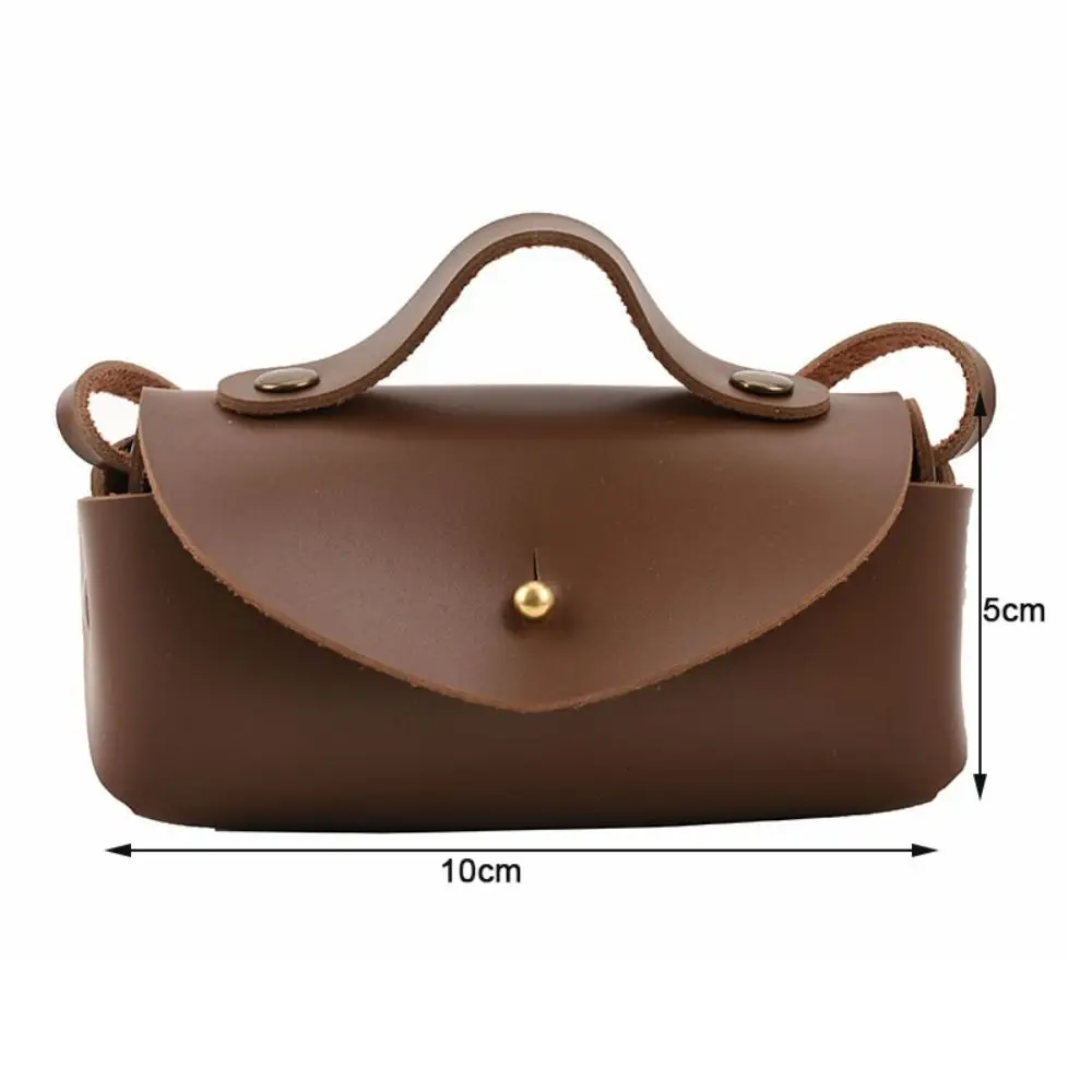 Mode PU Leder Mini Umhängetasche Einfarbig Kleine Kinder Umhängetasche Horizontale Geldbörse – Detail 1