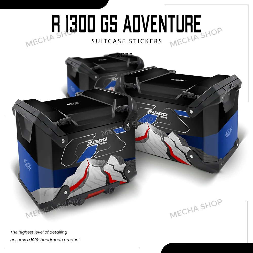 

GS 1300 Adventure Suitcase Decal Motorcycle Sticker Protective Decor Kit For R1300GSA R 1300 GS ADV 2025 2026
