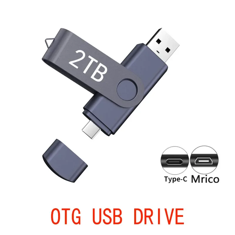 USB 2.0 2TB PEN DRIVE 1TB OTG pendrive 2TB USB Flash Drive TYPE-C MICRO 512B  U Disk  metal flash drive 2tb