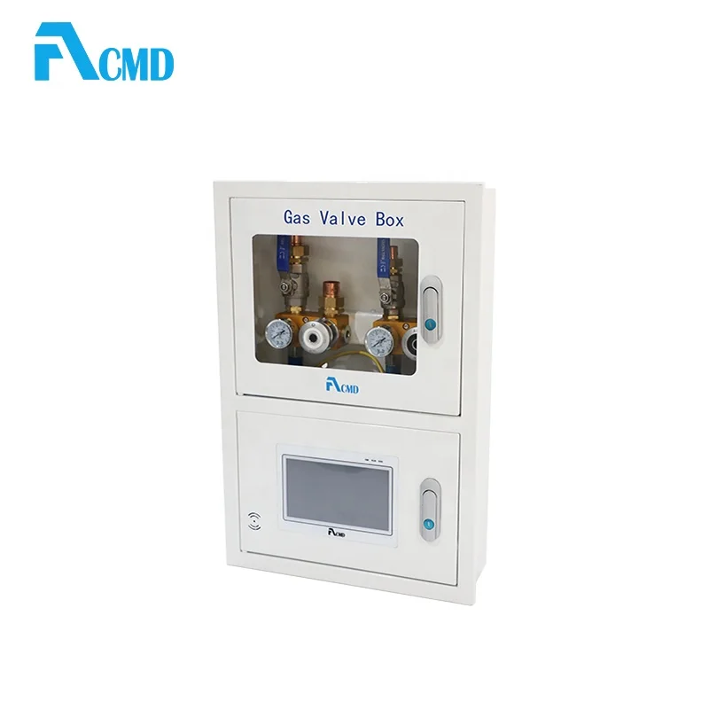Acmd Hospital Alarm Valve Combo Unit 3  Medical Zone Valve Box with Alarm for Hospital Medical  Pipeline System