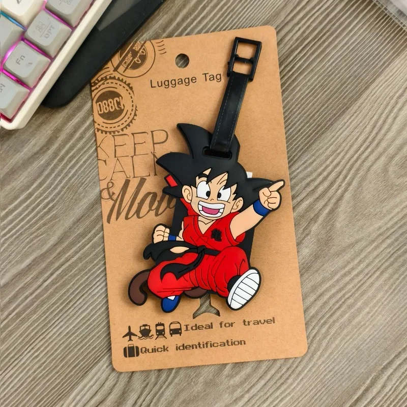 Neuer Dragon Ball Son Goku Majin Buu Vegeta Cartoon Niedlicher Gepäckanhänger für Reisegepäck – Hochwertiger Anhänger mit exquisiter Dekoration – Detail 2