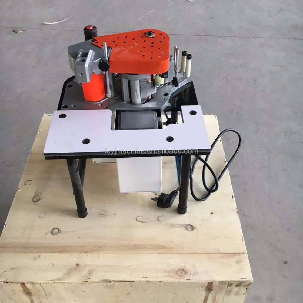 Edge Banding Machine Double Sided Glue Speed Control Woodworking Portable Manual Edge Bander Machinery