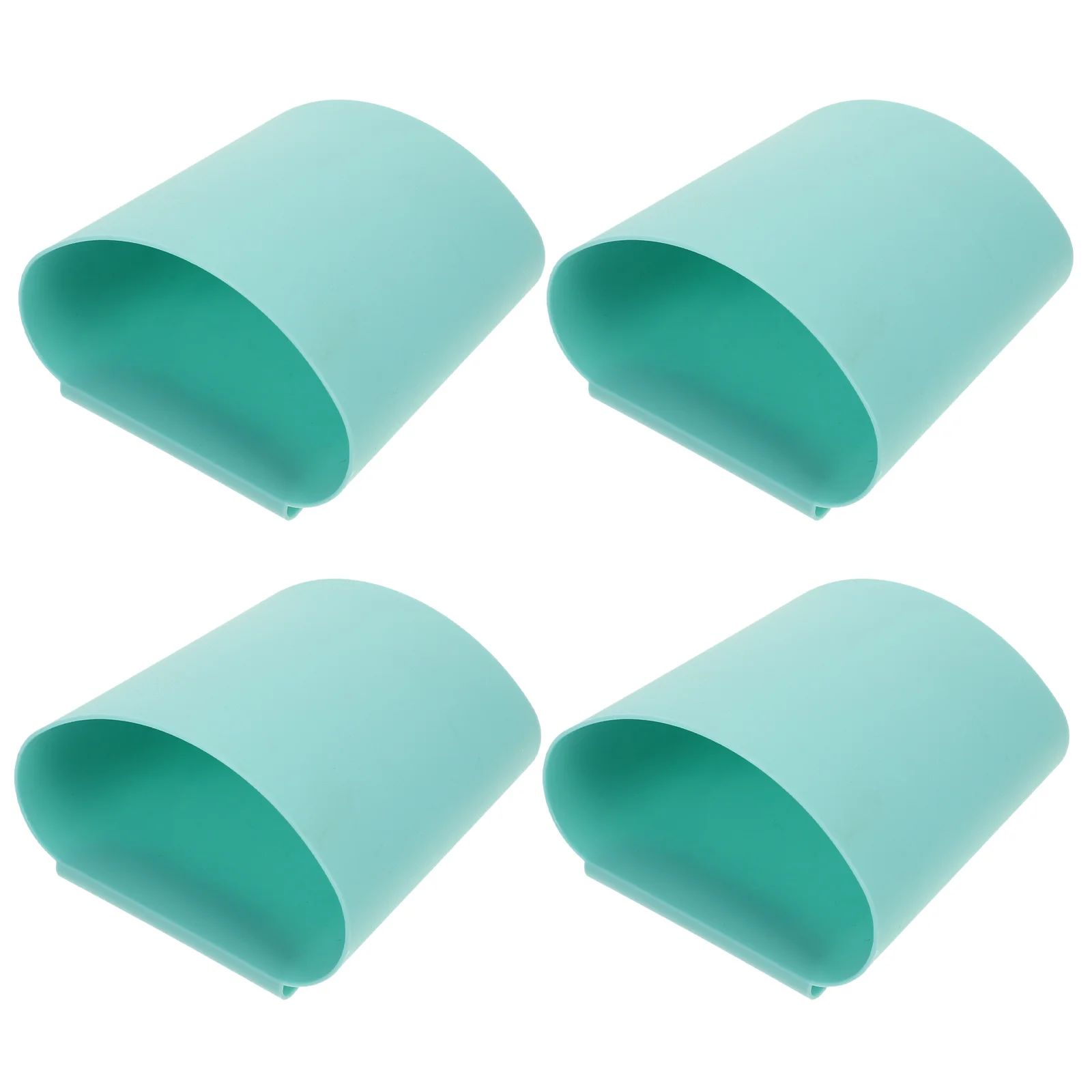 

4Pcs Rolling Cart Hanging Cup Holder Heavy Duty Plastic Storage Bucket for Home Office Container