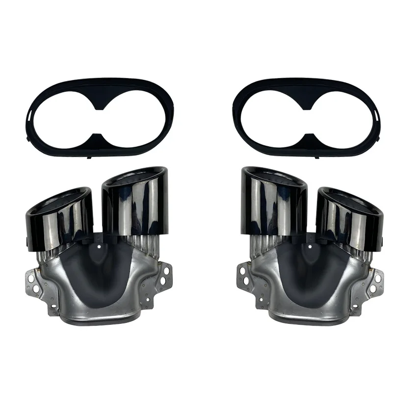 Achterbumper Turbo Uitlaat Uitlaat Tips Pijp Uitgangen Voor Mercedes Benz Glb X247 GLB220 250 GLB35 GLB45 Amg Inbouwen 2020 +