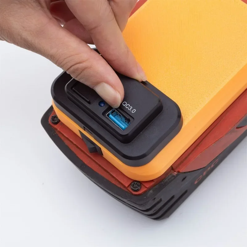 Imagem -03 - Adaptador de Fonte de Alimentação Usb para Hilti Carregador Rápido 22v B22 Cpc Baterias Li-ion pd Qc3.0 Bateria Não Incluída
