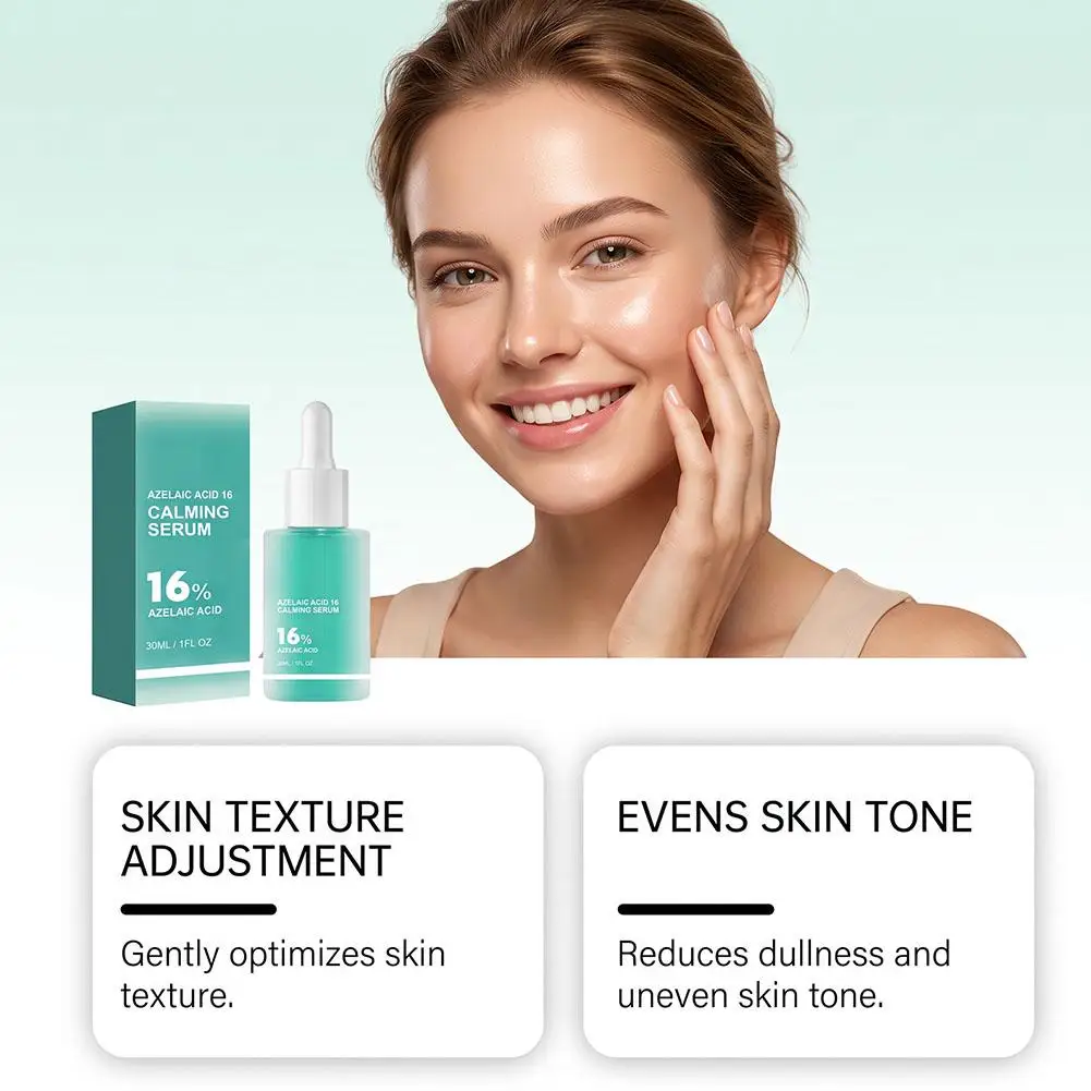 Korean 30ml 16% Azelaic Acid Serum High-efficiency Calming Gentle Repair Skin Barrier Serum Brand Deep Nourishing Smooth Essence
