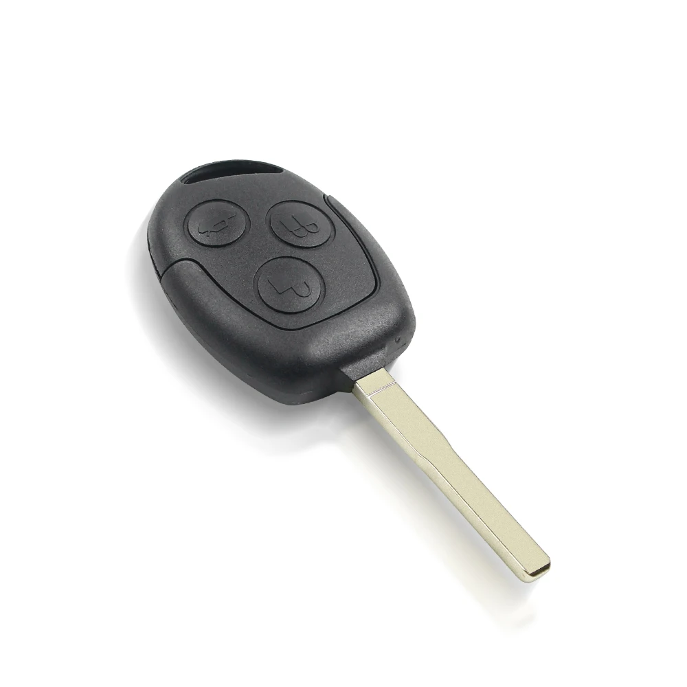 KEYYOU per Ford 3 pulsanti Car Remote Entry Key Shell Fob Case per Ford /Mondeo /Fiesta /Focus /Ka Transit FO21/HU101