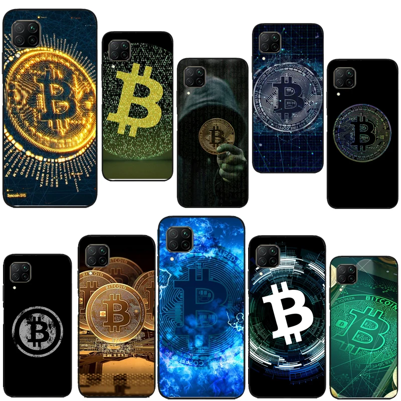 Bitcoins Coin Case For Huawei P60 P40 P20 P30 Pro Nova 5T 9 P Smart Honor X8 X9a 50 70 Magic 5 Lite Cover