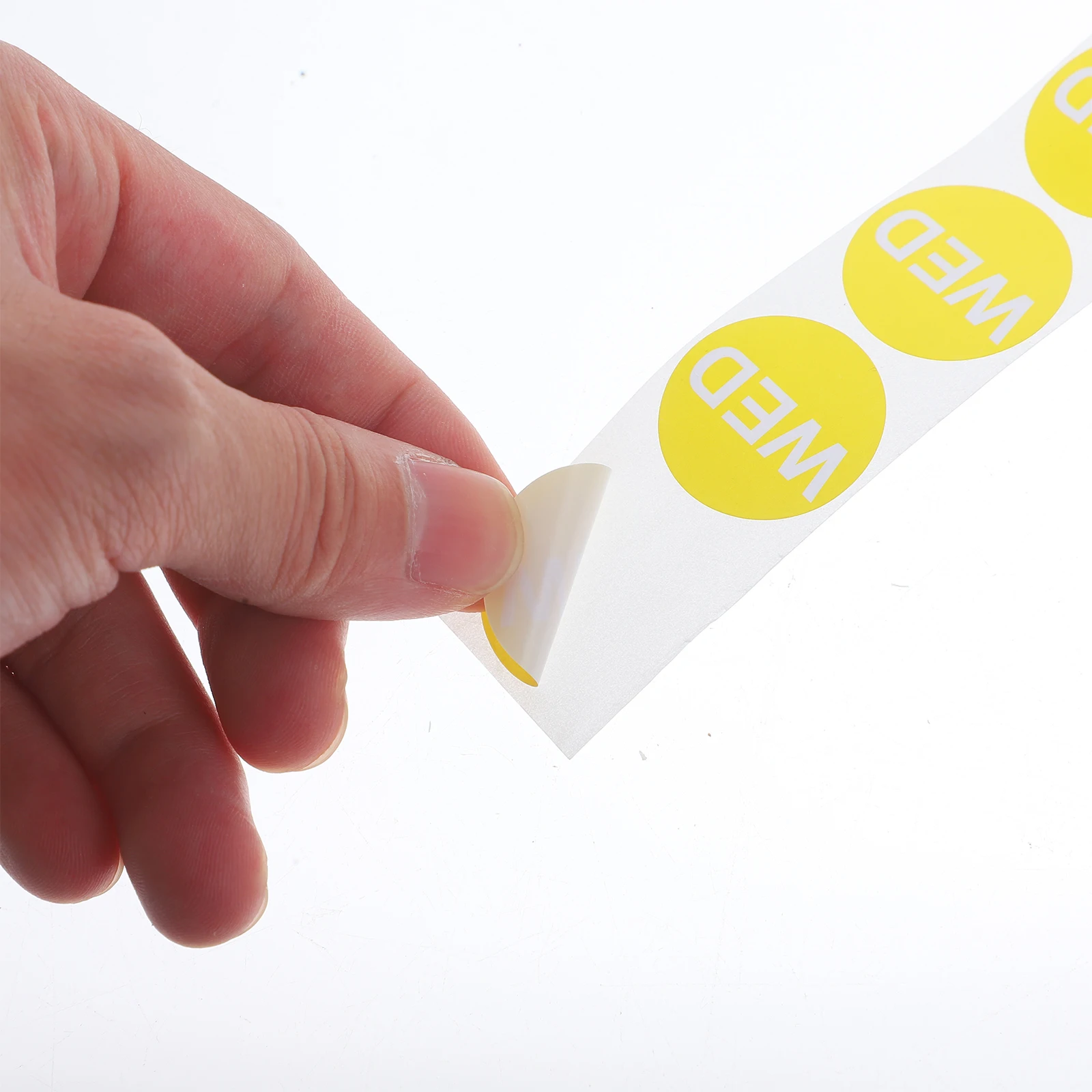 

7 Rolls Date Marking Stickers Removable Weekday Labels For Calendar Notebook Folder Organization Dot Sticky Tags Inventory