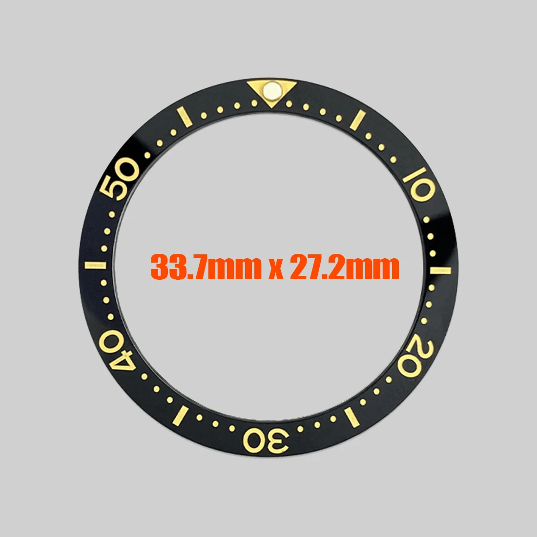 33.7mm SKX013 Ceramic Bezel Insert Ring Fit for Seiko SKX013 Watch Case Flat Ceramic Bezel Insert Spare Parts For Watches