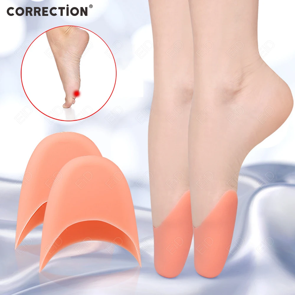 

Silicone Gel Metatarsal Sleeve Pads Half Toe Bunion Sole Forefoot Gel Pads Cushion Prevent Calluses Blisters Relieve toe pain