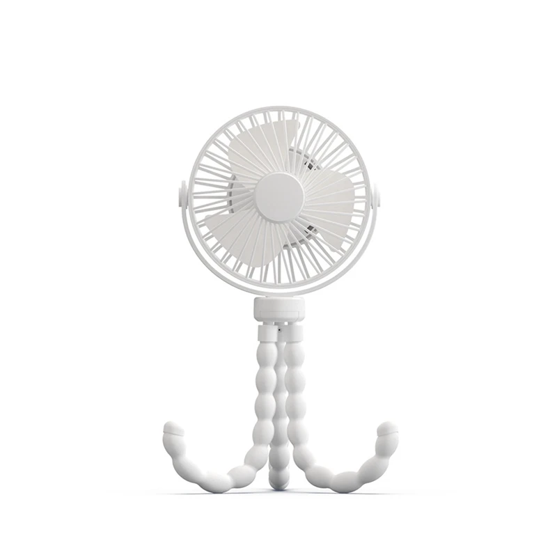 Ventilatore portatile per passeggino ventilatore elettrico USB a mano piccoli ventilatori pieghevoli ricaricabili Mini ventilatore da tavolo silenzioso per bambini all'aperto