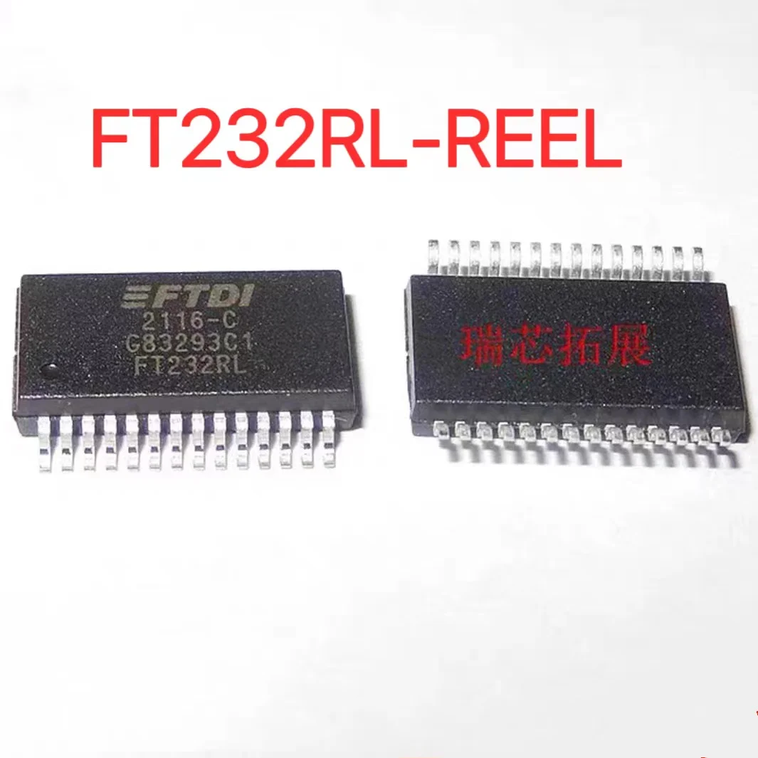 جسر رقاقة SMD FT232RL-REEL مستورد أصلي جديد USB إلى UARTSSOP-28