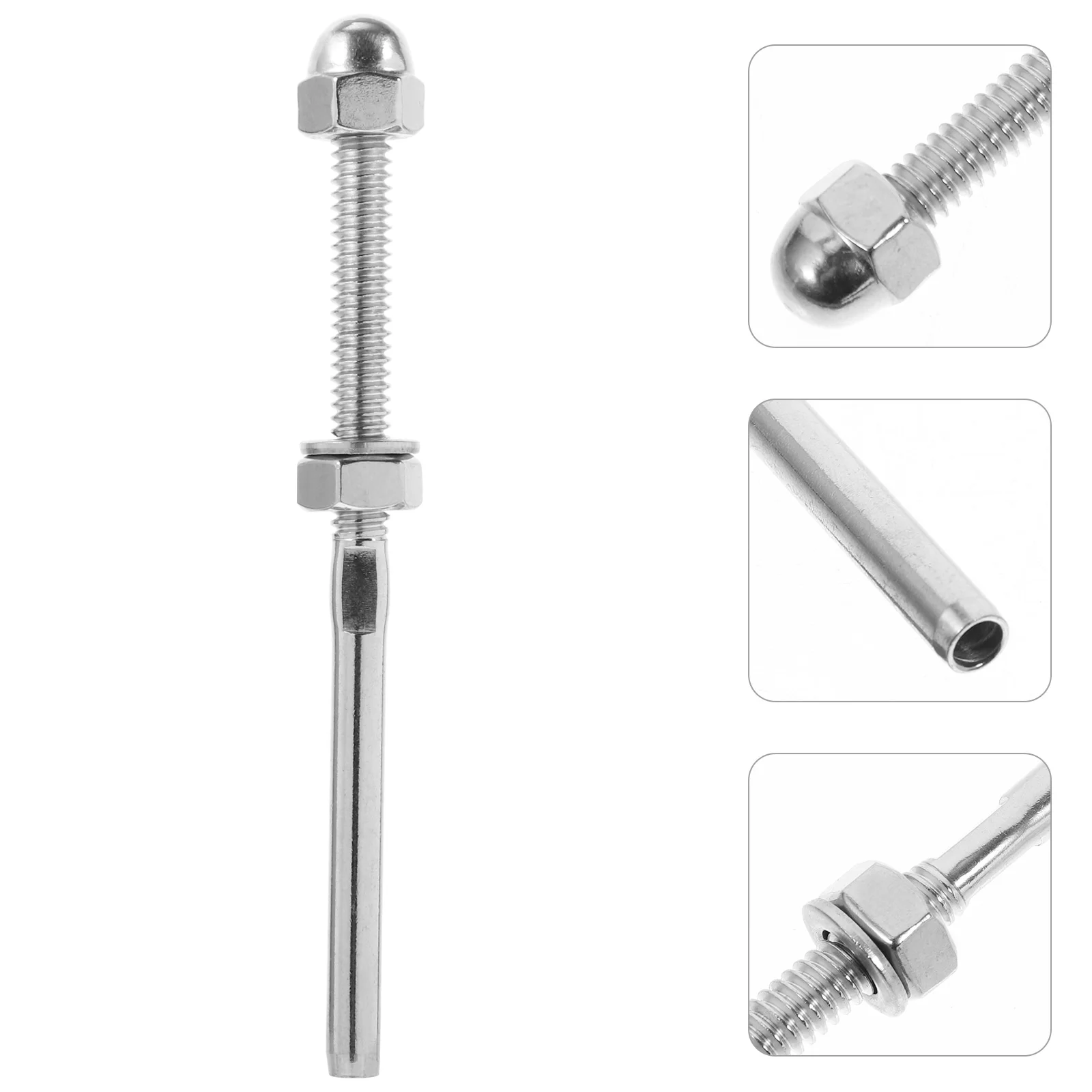 

10 Pcs Cable Tensioner Stainless Steel Deck Hardwares Stair Railing System Kit Fitting Marine Grade High Strength