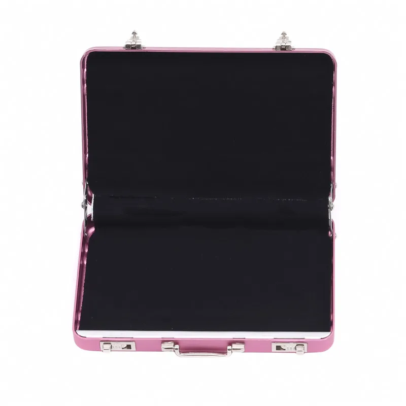 New Aluminum Storage Box Business ID Credit Card Holder Mini Suitcase Bank Card Box Holder Jewelry Case Organizer Rectangle