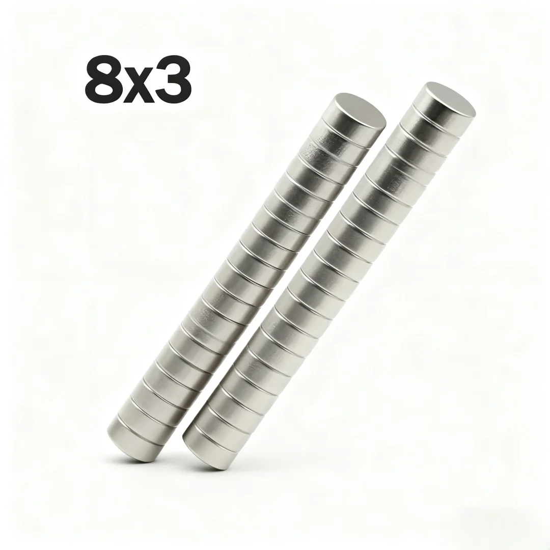 8x3mm Super Strong Magnet N35 Round Magnetic NdFeB Neodymium Magnet Powerful Disc imanes Refrigerator Magnets