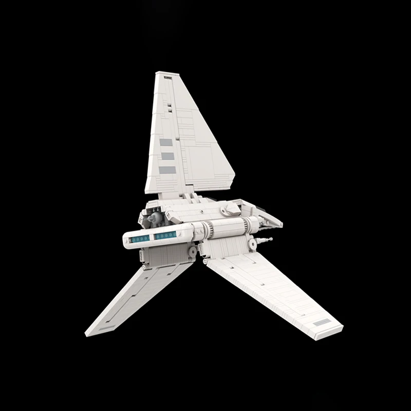 1213pcs MOC Imperial Lambda Class Shuttle Star Battle UCS Model Building Blocks Shelf Decor, Home Decor For Boys Christmas Gift - view 4