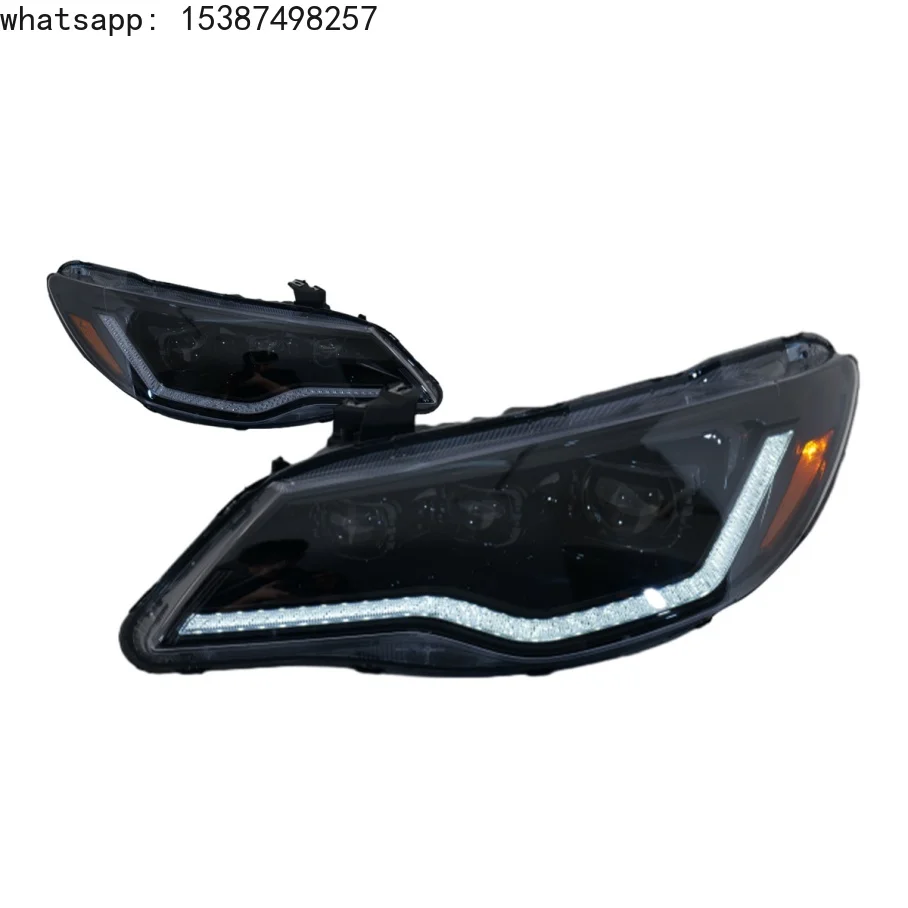 For Car Lights for for 8th Headlight 2012-2015 FD2 New LED Head Lamp Daytime Running Light 6000K 12V 100W 10000 Lumens