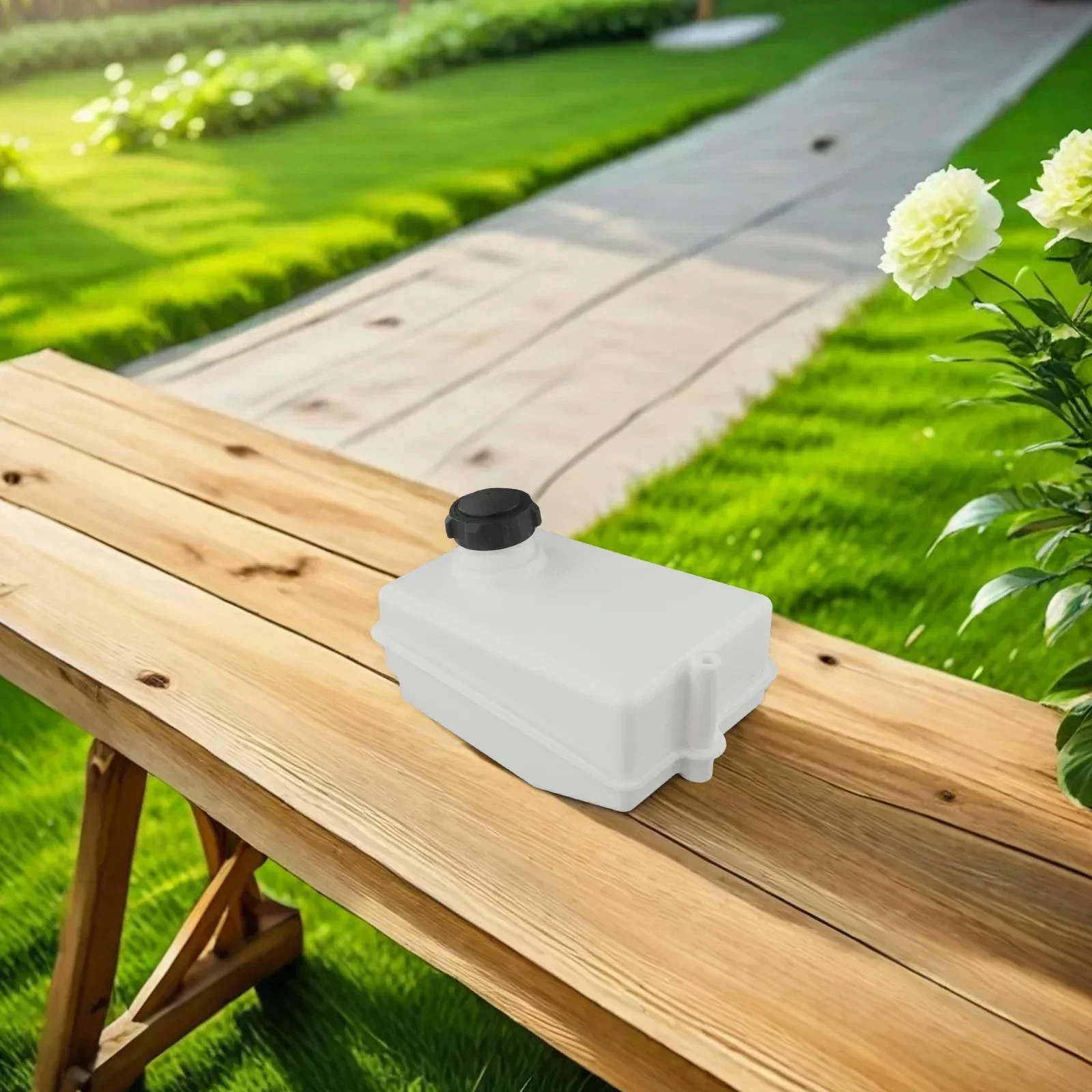 White Mower Fuel Tank 7601045MA Fuel Tank High Capacity Leak-Proof Design Rust Resistant For Craftsman 536.270320