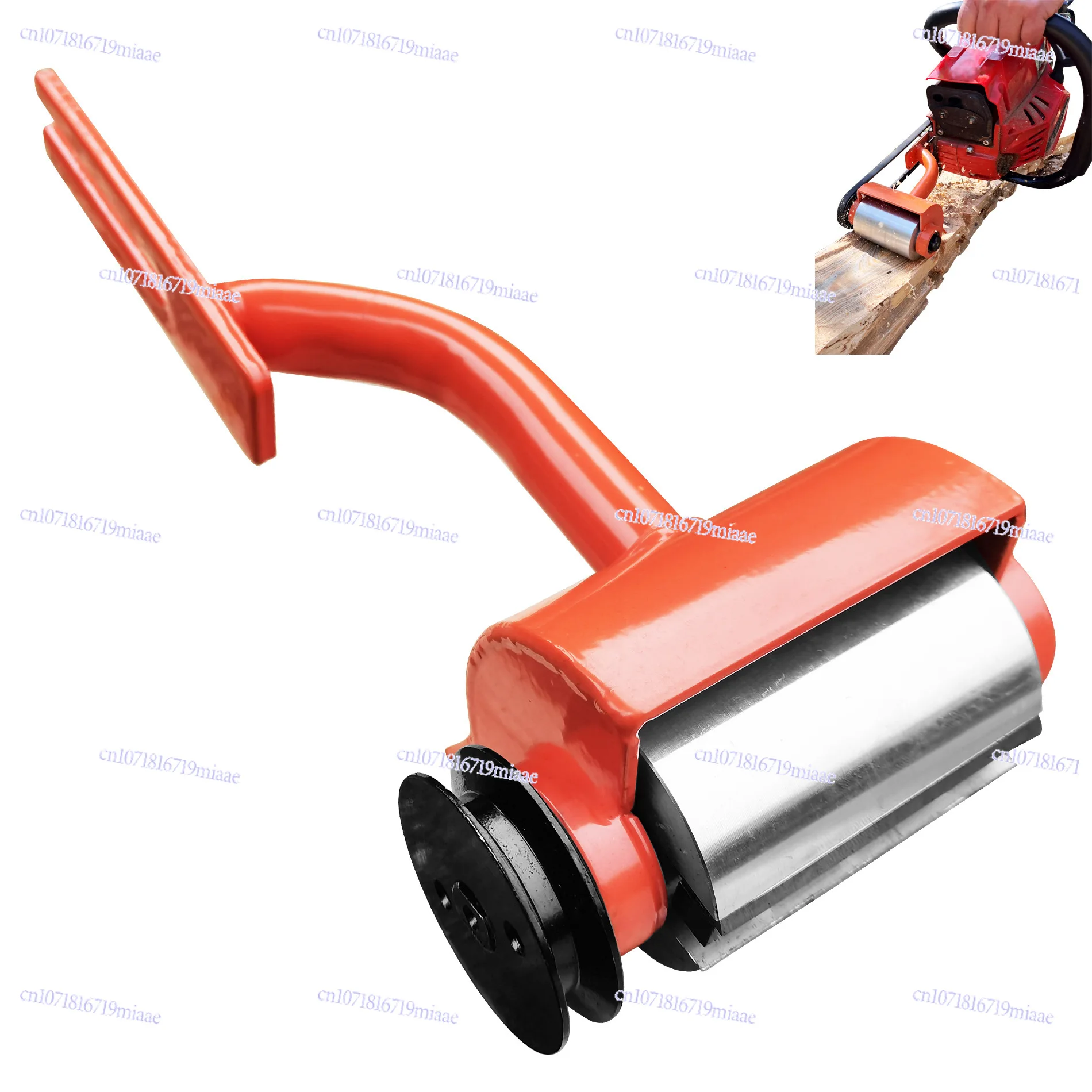 Belt-Style Peeling and Carving Chain Saw for Bark Removal and Wood Shaving Processing