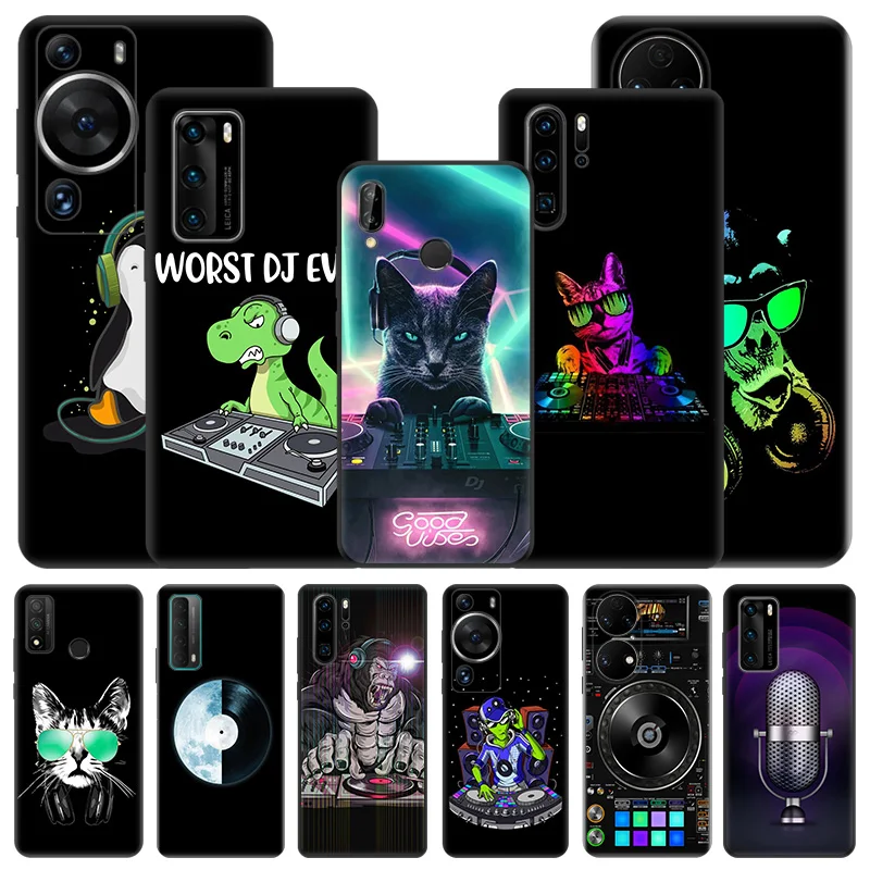 Phone Case For Motorola G200 One Fusion G30 G31 Huawei P20 P30 P40 P-Smart iphone6 Cartoon DJ Radio Music Matte Soft Cover