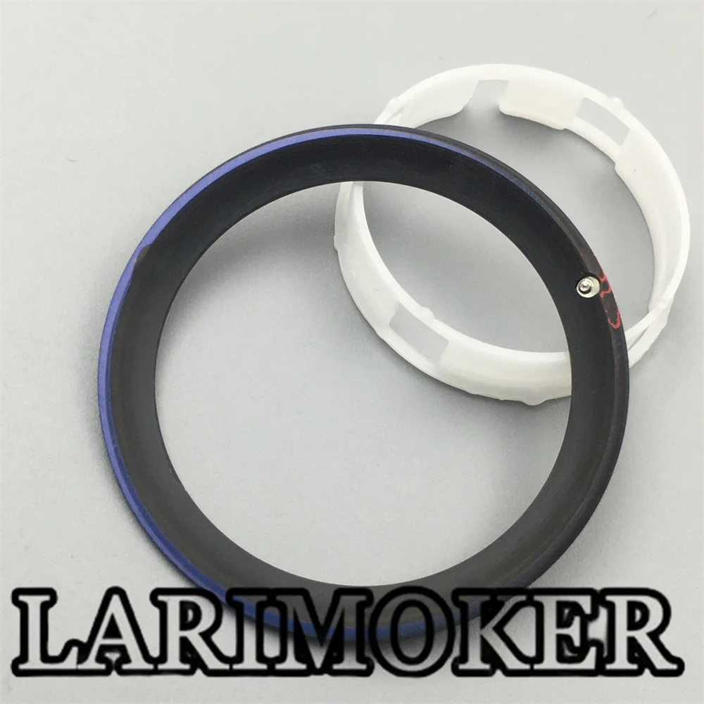 LARIMOKER 40mm*32mm Ceramics Diameter Watch Bezel Green Black Blue Insert Watches Accessories Parts