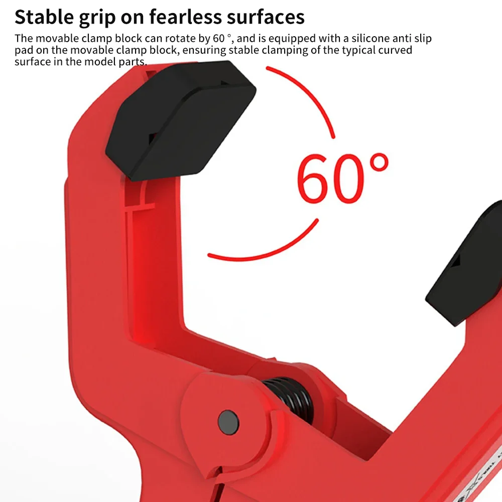 2/4/20 Stuks Naadloze Extra Klemmen Met Siliconen Anti-Slip Pad Model Gereedschap Kit Fit voor Hobby Model Craft Diy Accessoires