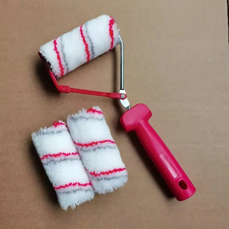 Multifuncional Paint Roller Brush, Canto Drum, Wall Brushes, Tackle Roll, Ferramenta de Pintura Decorativa, 4\